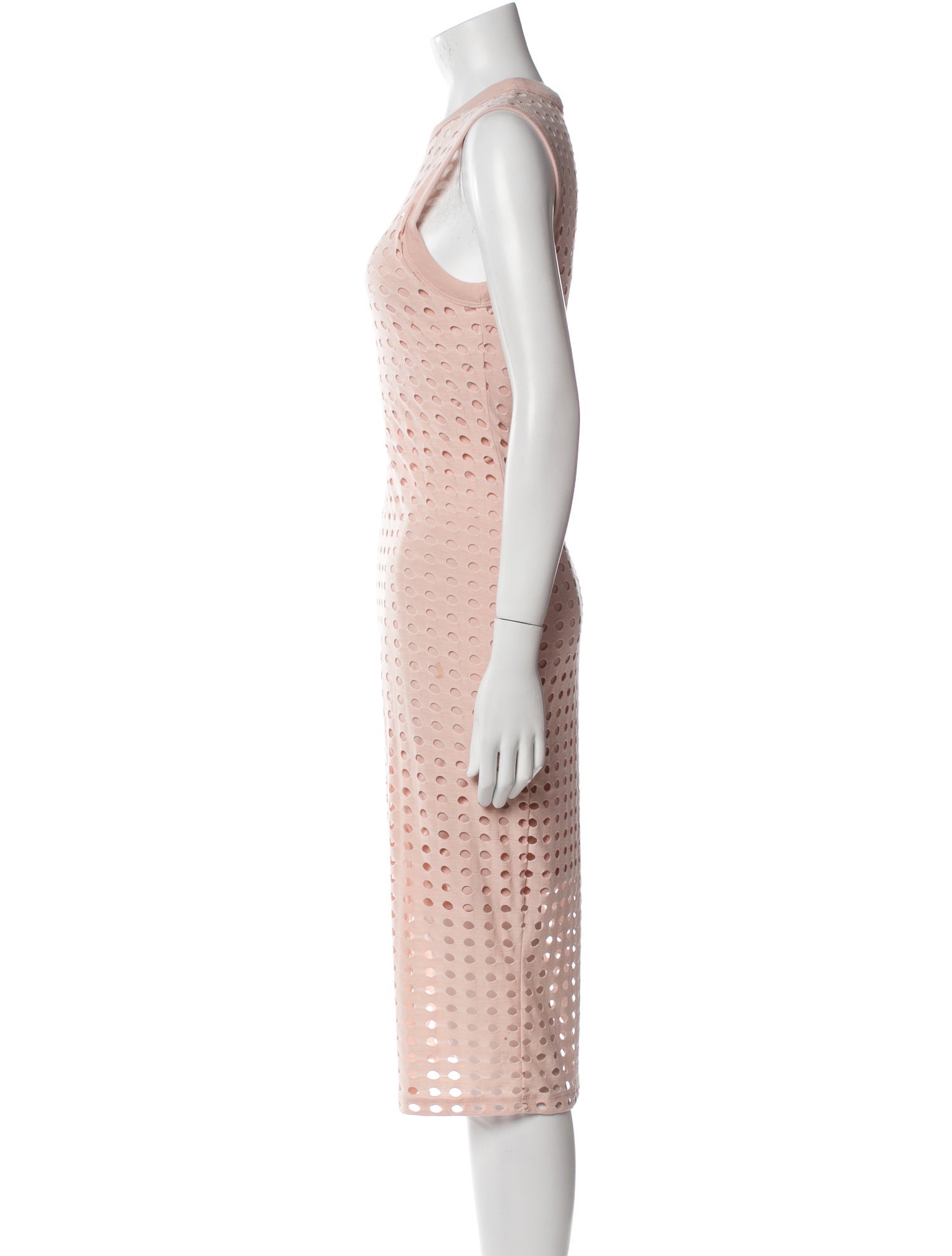 T by Alexander Wang Crew Neck Midi Length Dress