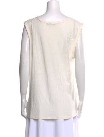 T by Alexander Wang Scoop Neck Sleeveless T-Shirt