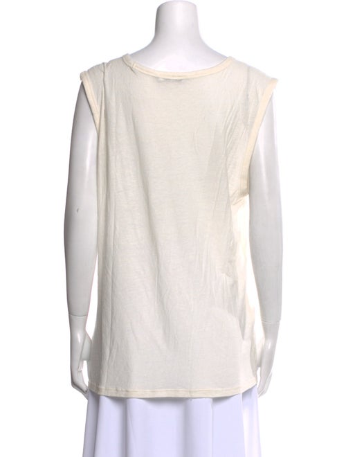 T by Alexander Wang Scoop Neck Sleeveless T-Shirt