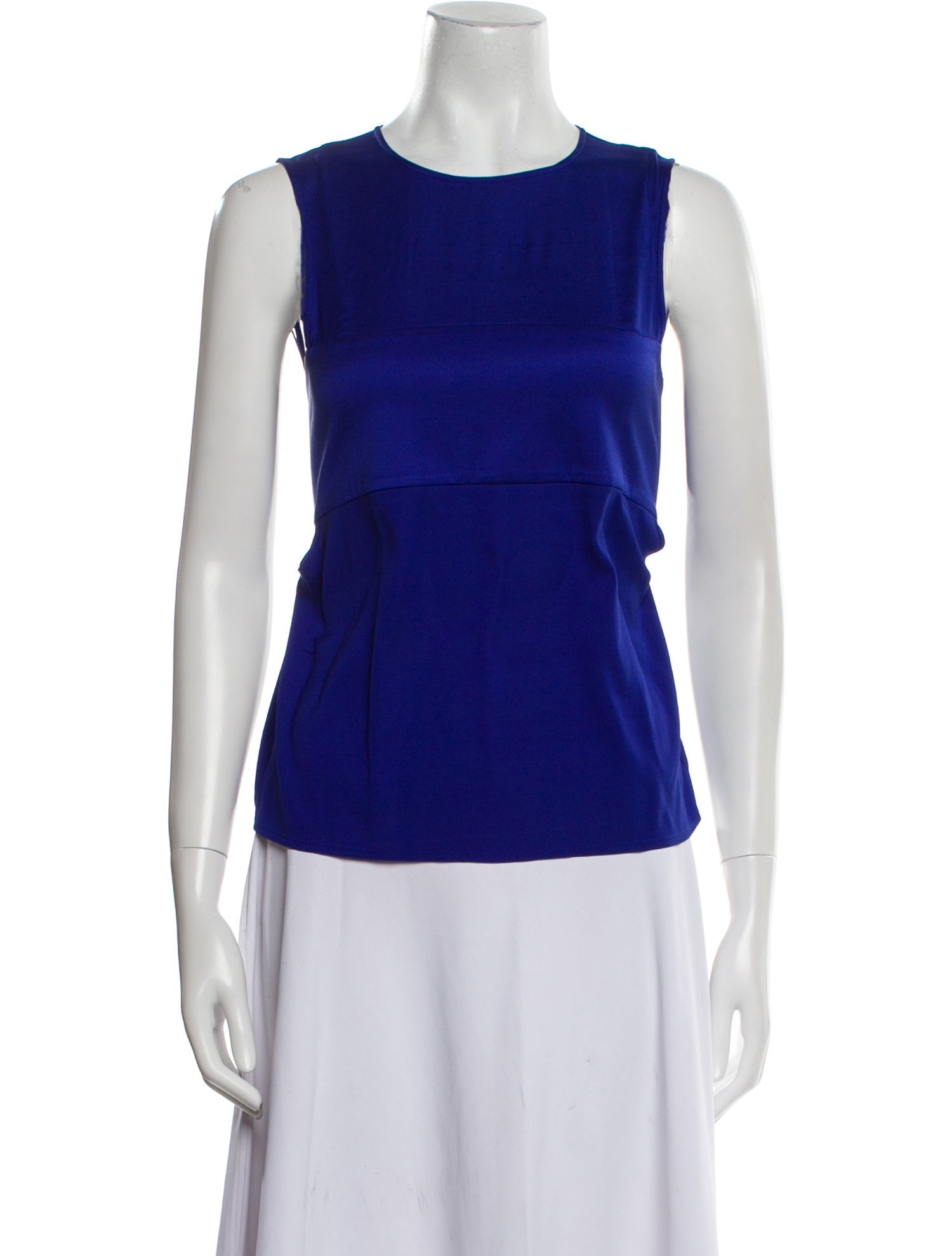 T by Alexander Wang Silk Crew Neck Top