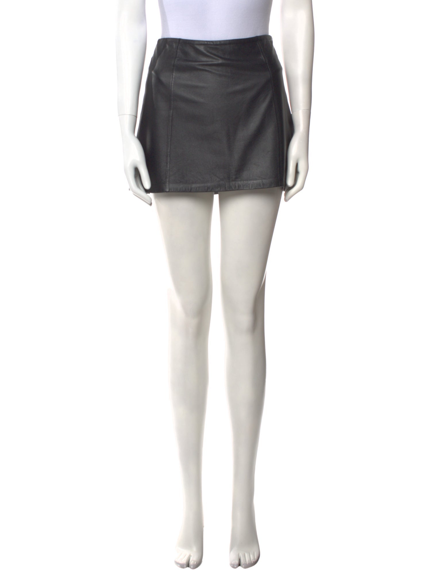 T by Alexander Wang Lambskin Mini Skirt