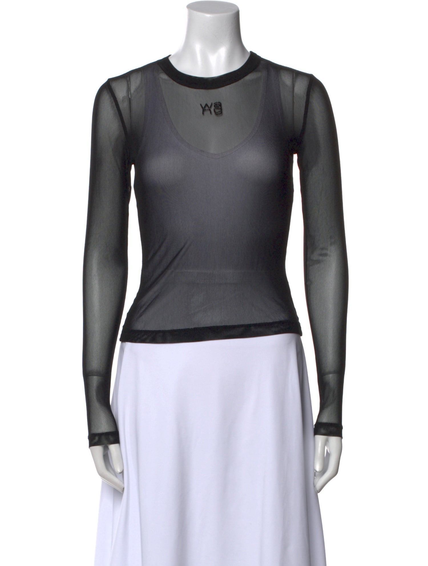 T by Alexander Wang Crew Neck Long Sleeve Top