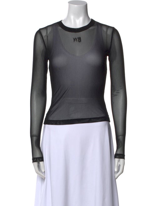 T by Alexander Wang Crew Neck Long Sleeve Top