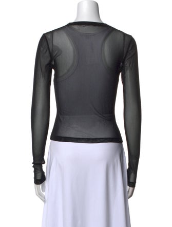 T by Alexander Wang Crew Neck Long Sleeve Top