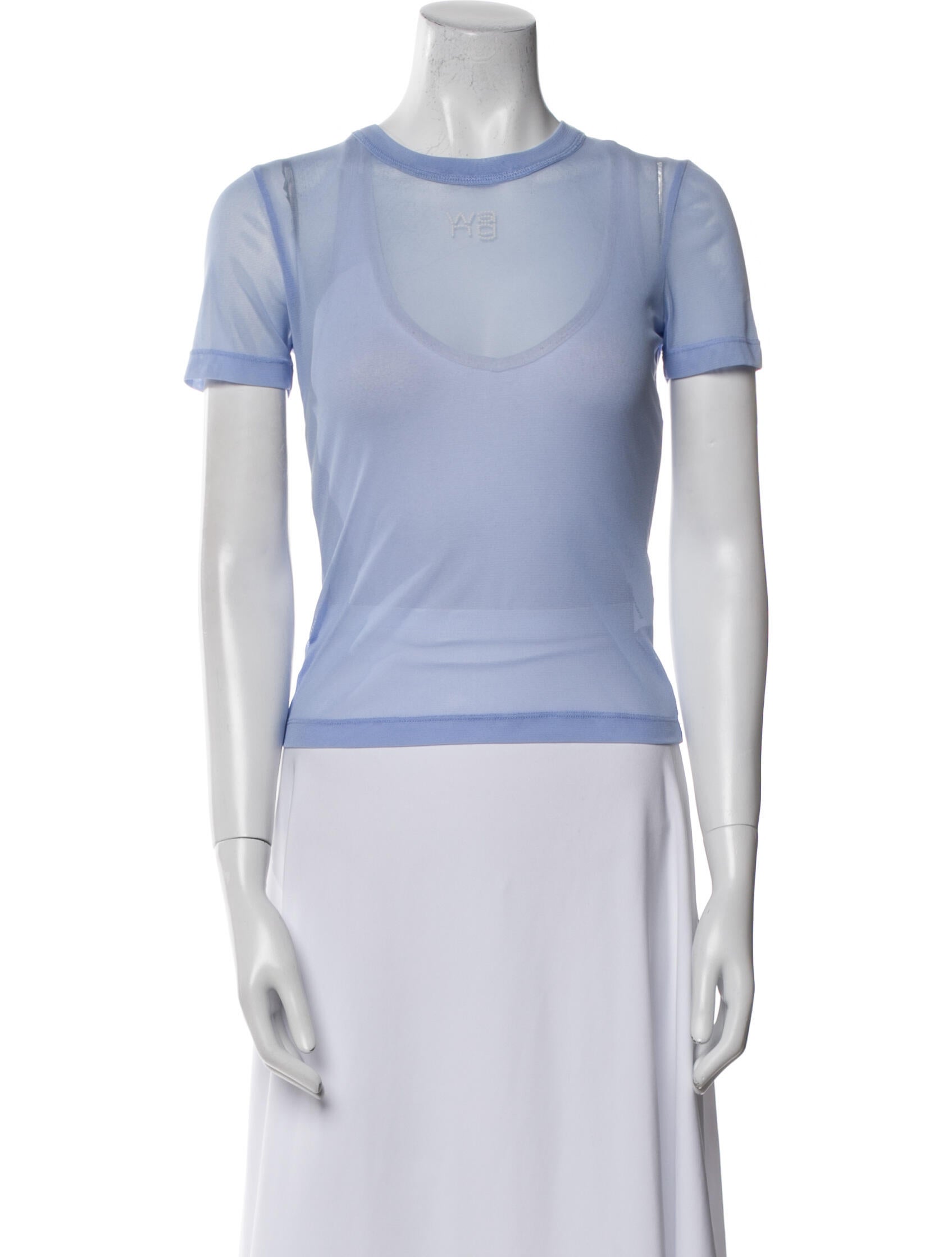 T by Alexander Wang Crew Neck Short Sleeve T-Shirt