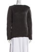 T by Alexander Wang Wool Bateau Neckline Sweater