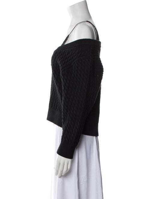 T by Alexander Wang Square Neckline Sweater