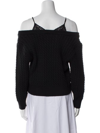 T by Alexander Wang Square Neckline Sweater