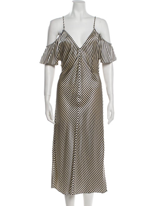 T by Alexander Wang Silk Midi Length Dress