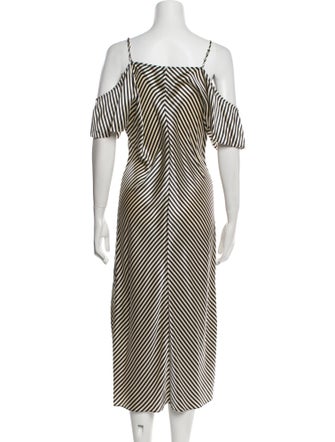 T by Alexander Wang Silk Midi Length Dress
