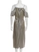 T by Alexander Wang Silk Midi Length Dress