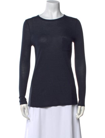 T by Alexander Wang Bateau Neckline Long Sleeve T-Shirt