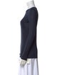T by Alexander Wang Bateau Neckline Long Sleeve T-Shirt
