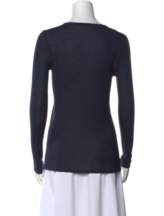 T by Alexander Wang Bateau Neckline Long Sleeve T-Shirt