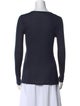 T by Alexander Wang Bateau Neckline Long Sleeve T-Shirt