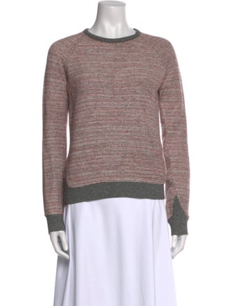 T by Alexander Wang Striped Scoop Neck Sweater