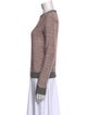 T by Alexander Wang Striped Scoop Neck Sweater