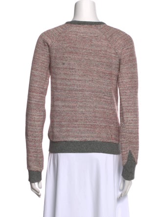 T by Alexander Wang Striped Scoop Neck Sweater