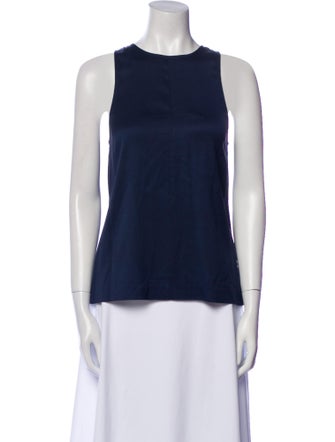 T by Alexander Wang Silk Crew Neck Top