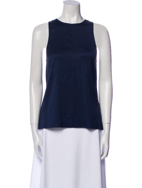 T by Alexander Wang Silk Crew Neck Top