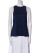 T by Alexander Wang Silk Crew Neck Top