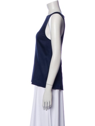 T by Alexander Wang Silk Crew Neck Top