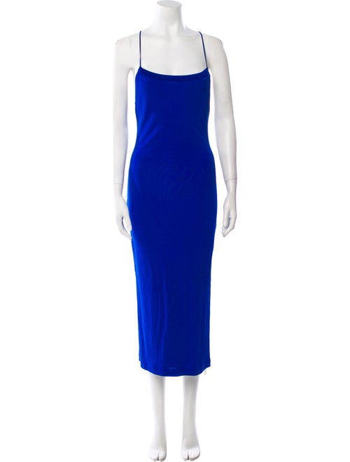 T by Alexander Wang Square Neckline Long Dress