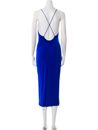 T by Alexander Wang Square Neckline Long Dress