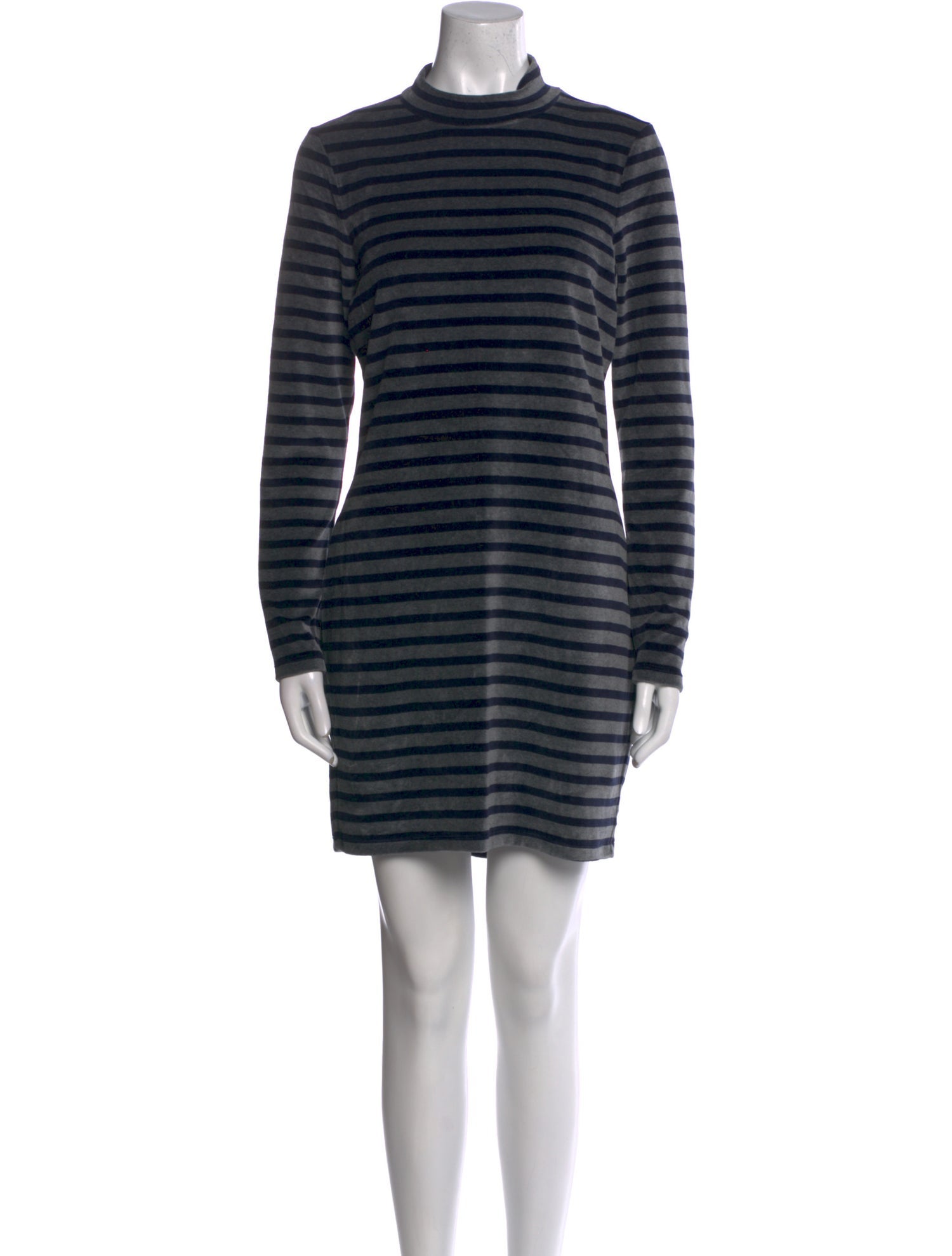 T by Alexander Wang Striped Mini Dress