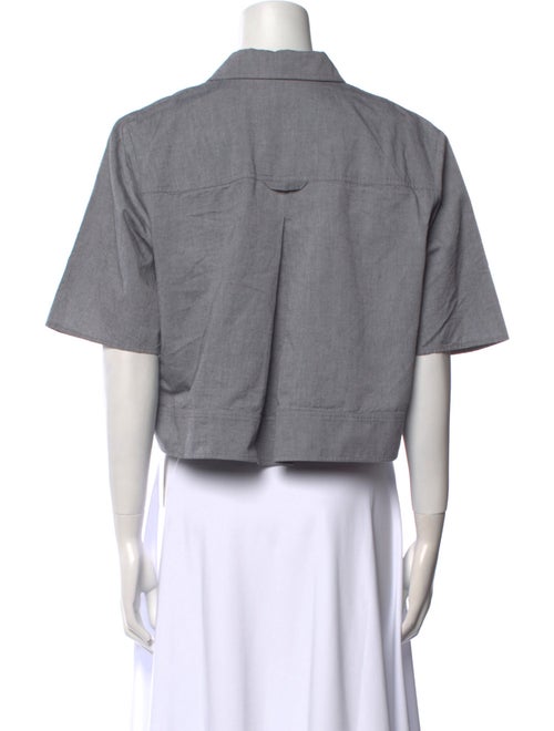 T by Alexander Wang Short Sleeve Button-Up Top