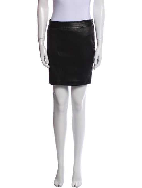 T by Alexander Wang Leather Mini Skirt