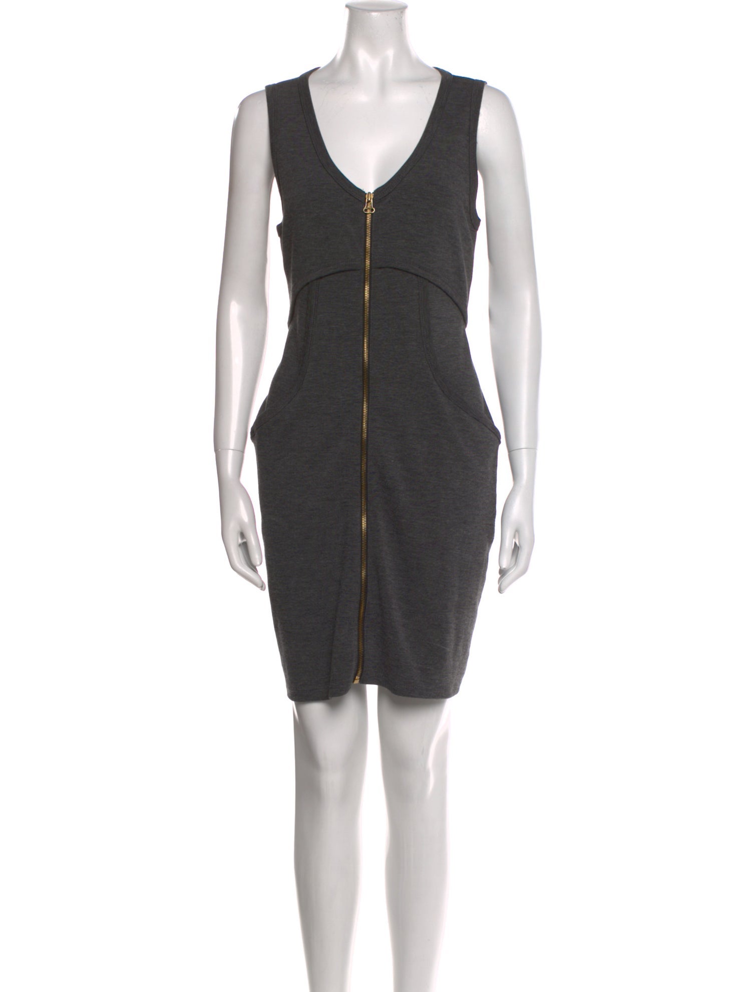 T by Alexander Wang V-Neck Mini Dress