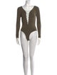 T by Alexander Wang V-Neck Long Sleeve Bodysuit