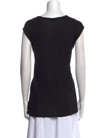 T by Alexander Wang Scoop Neck Short Sleeve T-Shirt