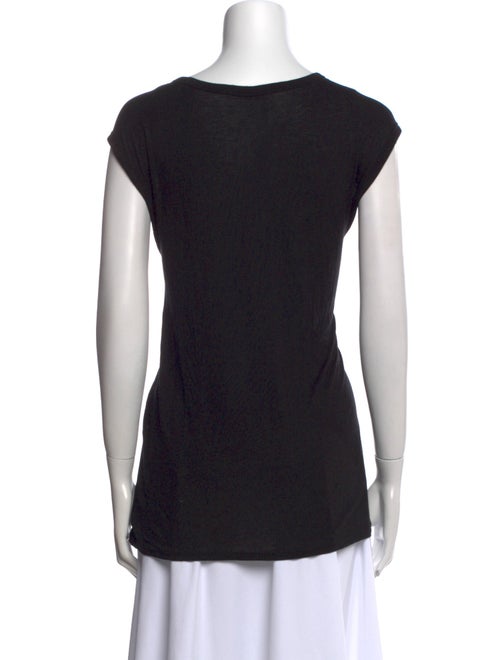 T by Alexander Wang Scoop Neck Short Sleeve T-Shirt