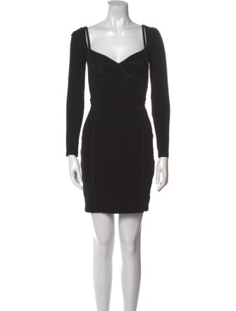 T by Alexander Wang Square Neckline Mini Dress