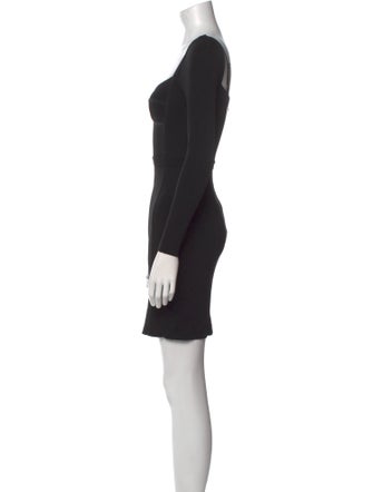 T by Alexander Wang Square Neckline Mini Dress