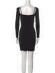 T by Alexander Wang Square Neckline Mini Dress