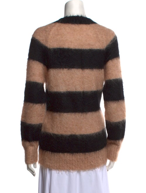 T by Alexander Wang Striped Scoop Neck Sweater