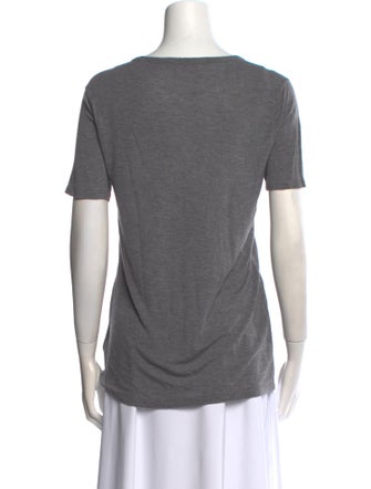 T by Alexander Wang Scoop Neck Short Sleeve T-Shirt