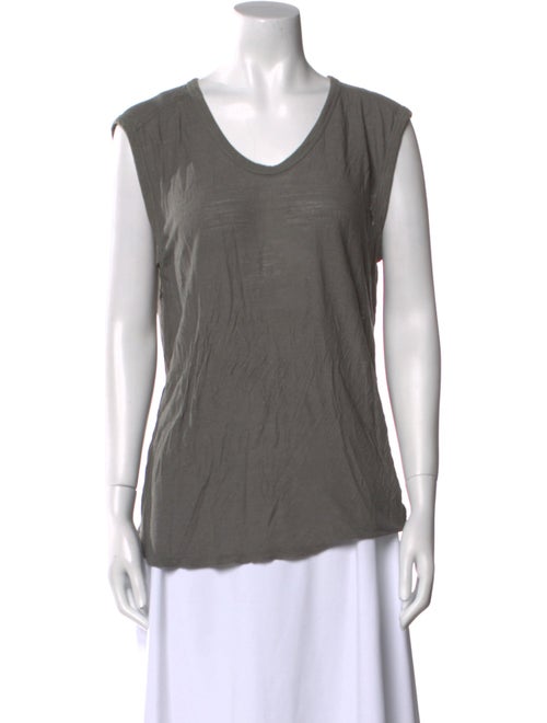 T by Alexander Wang Scoop Neck Sleeveless Top