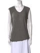 T by Alexander Wang Scoop Neck Sleeveless Top