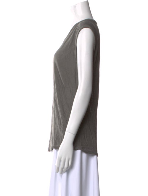 T by Alexander Wang Scoop Neck Sleeveless Top