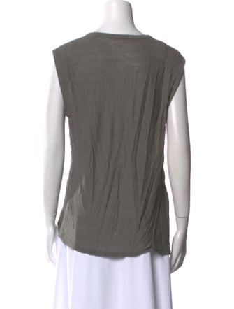 T by Alexander Wang Scoop Neck Sleeveless Top