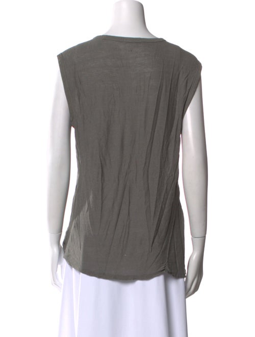 T by Alexander Wang Scoop Neck Sleeveless Top