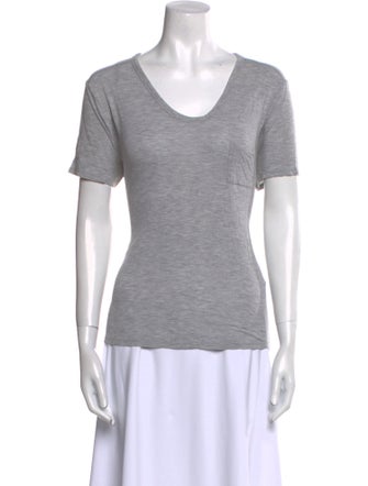 T by Alexander Wang V-Neck Short Sleeve T-Shirt