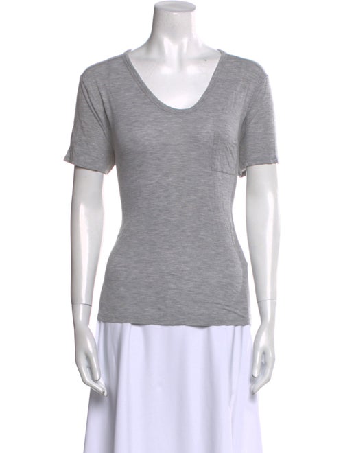 T by Alexander Wang V-Neck Short Sleeve T-Shirt