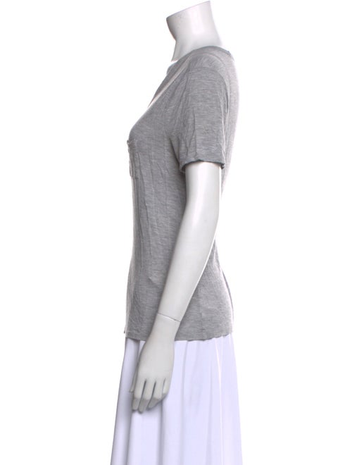 T by Alexander Wang V-Neck Short Sleeve T-Shirt