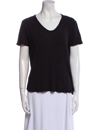 T by Alexander Wang V-Neck Short Sleeve T-Shirt