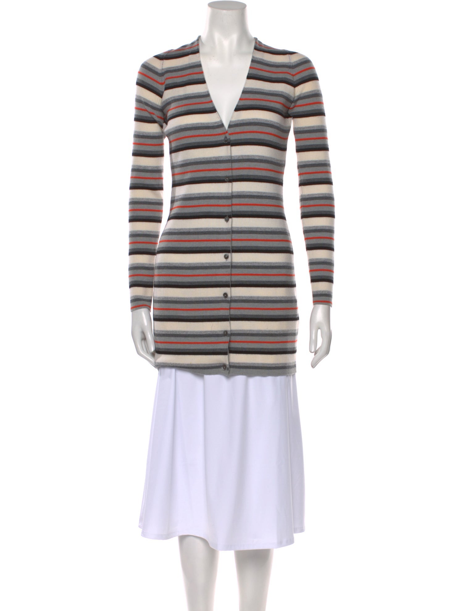 T by Alexander Wang Merino Wool Striped Sweater